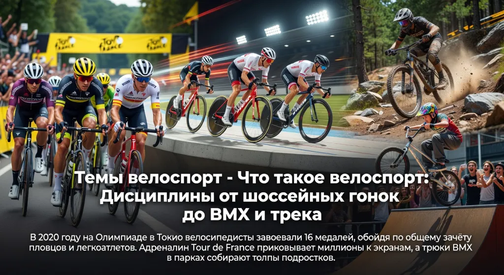 Темы велоспорт - Что такое велоспорт: Дисциплины от шоссейных гонок до BMX и трека