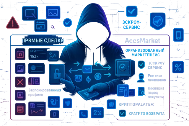 Как сообществу организовать безопасную и анонимную покупку и продажу социальных аккаунтов через маркетплейсы цифровых товаров